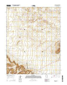Goulding Utah Current topographic map, 1:24000 scale, 7.5 X 7.5 Minute, Year 2014