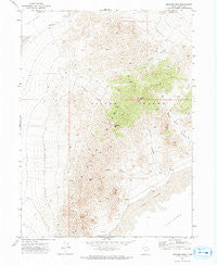 Graham Peak Utah Historical topographic map, 1:24000 scale, 7.5 X 7.5 Minute, Year 1971