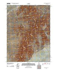 Graham Peak Utah Historical topographic map, 1:24000 scale, 7.5 X 7.5 Minute, Year 2010