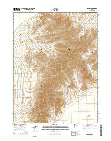 Graham Peak Utah Current topographic map, 1:24000 scale, 7.5 X 7.5 Minute, Year 2014