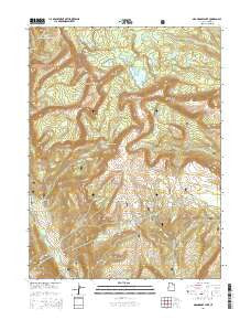 Grandaddy Lake Utah Current topographic map, 1:24000 scale, 7.5 X 7.5 Minute, Year 2014
