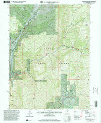 Granger Mountain Utah Historical topographic map, 1:24000 scale, 7.5 X 7.5 Minute, Year 1998