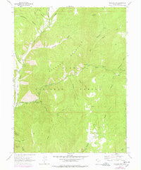 Granger Mtn Utah Historical topographic map, 1:24000 scale, 7.5 X 7.5 Minute, Year 1967