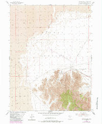 Granite Peak Utah Historical topographic map, 1:24000 scale, 7.5 X 7.5 Minute, Year 1954