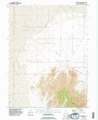 Granite Peak Utah Historical topographic map, 1:24000 scale, 7.5 X 7.5 Minute, Year 1993