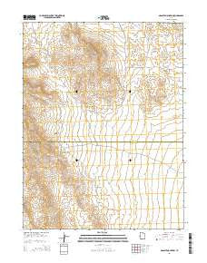 Granite Mountain Utah Current topographic map, 1:24000 scale, 7.5 X 7.5 Minute, Year 2014