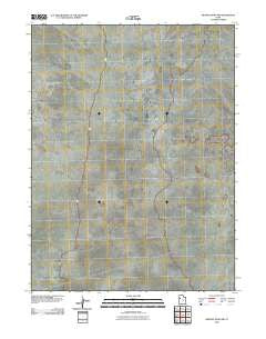 Granite Peak NW Utah Historical topographic map, 1:24000 scale, 7.5 X 7.5 Minute, Year 2010