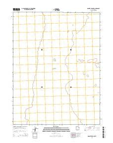Granite Peak NW Utah Current topographic map, 1:24000 scale, 7.5 X 7.5 Minute, Year 2014