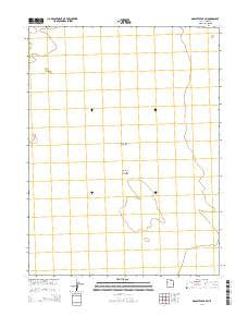 Granite Peak SW Utah Current topographic map, 1:24000 scale, 7.5 X 7.5 Minute, Year 2014