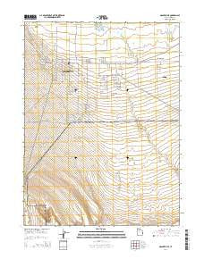 Grantsville Utah Current topographic map, 1:24000 scale, 7.5 X 7.5 Minute, Year 2014
