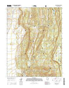 Grass Lakes Utah Current topographic map, 1:24000 scale, 7.5 X 7.5 Minute, Year 2014