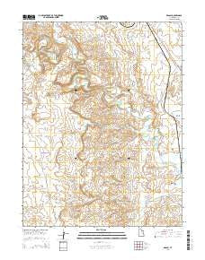 Grassy Utah Current topographic map, 1:24000 scale, 7.5 X 7.5 Minute, Year 2014