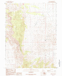 Grassy Cove Utah Historical topographic map, 1:24000 scale, 7.5 X 7.5 Minute, Year 1989