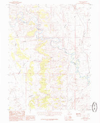 Grassy Utah Historical topographic map, 1:24000 scale, 7.5 X 7.5 Minute, Year 1985
