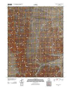 Grassy Cove Utah Historical topographic map, 1:24000 scale, 7.5 X 7.5 Minute, Year 2010