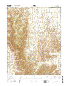 Grassy Cove Utah Current topographic map, 1:24000 scale, 7.5 X 7.5 Minute, Year 2014