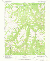 Gray Head Peak Utah Historical topographic map, 1:24000 scale, 7.5 X 7.5 Minute, Year 1969