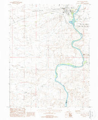 Green River Utah Historical topographic map, 1:24000 scale, 7.5 X 7.5 Minute, Year 1988
