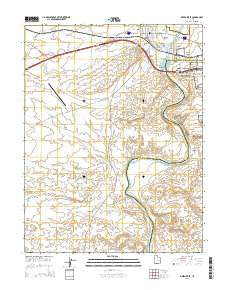 Green River Utah Current topographic map, 1:24000 scale, 7.5 X 7.5 Minute, Year 2014