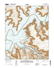 Gregory Butte Utah Current topographic map, 1:24000 scale, 7.5 X 7.5 Minute, Year 2014