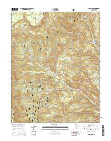 Griffin Point Utah Current topographic map, 1:24000 scale, 7.5 X 7.5 Minute, Year 2014