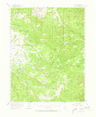 Grover Utah Historical topographic map, 1:62500 scale, 15 X 15 Minute, Year 1952