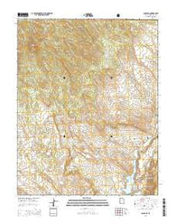 Gunlock Utah Current topographic map, 1:24000 scale, 7.5 X 7.5 Minute, Year 2014