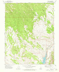 Gunlock Utah Historical topographic map, 1:24000 scale, 7.5 X 7.5 Minute, Year 1972
