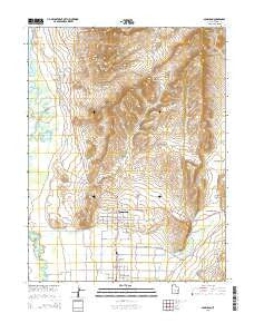 Gunnison Utah Current topographic map, 1:24000 scale, 7.5 X 7.5 Minute, Year 2014