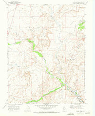 Hadden Holes Utah Historical topographic map, 1:24000 scale, 7.5 X 7.5 Minute, Year 1969