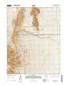 Halfway Summit Utah Current topographic map, 1:24000 scale, 7.5 X 7.5 Minute, Year 2014