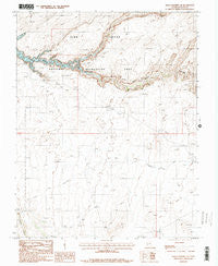 Halls Crossing NE Utah Historical topographic map, 1:24000 scale, 7.5 X 7.5 Minute, Year 1987