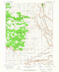 Hancock Cove Utah Historical topographic map, 1:24000 scale, 7.5 X 7.5 Minute, Year 1965