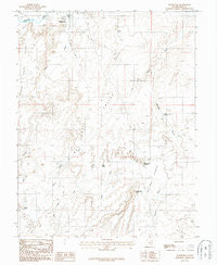 Hanksville Utah Historical topographic map, 1:24000 scale, 7.5 X 7.5 Minute, Year 1987