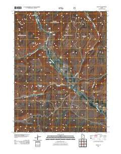 Hanna Utah Historical topographic map, 1:24000 scale, 7.5 X 7.5 Minute, Year 2011
