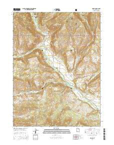 Hanna Utah Current topographic map, 1:24000 scale, 7.5 X 7.5 Minute, Year 2014
