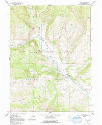 Hanna Utah Historical topographic map, 1:24000 scale, 7.5 X 7.5 Minute, Year 1962