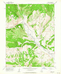 Hanna Utah Historical topographic map, 1:24000 scale, 7.5 X 7.5 Minute, Year 1962