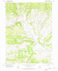 Hanna Utah Historical topographic map, 1:24000 scale, 7.5 X 7.5 Minute, Year 1962