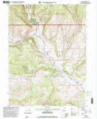 Hanna Utah Historical topographic map, 1:24000 scale, 7.5 X 7.5 Minute, Year 1996