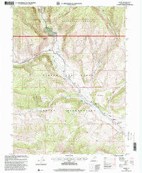 Hanna Utah Historical topographic map, 1:24000 scale, 7.5 X 7.5 Minute, Year 1996