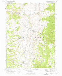 Hardware Ranch Utah Historical topographic map, 1:24000 scale, 7.5 X 7.5 Minute, Year 1969