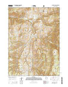 Hardware Ranch Utah Current topographic map, 1:24000 scale, 7.5 X 7.5 Minute, Year 2014
