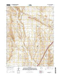 Harley Dome Utah Current topographic map, 1:24000 scale, 7.5 X 7.5 Minute, Year 2014