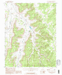 Harts Point South Utah Historical topographic map, 1:24000 scale, 7.5 X 7.5 Minute, Year 1987