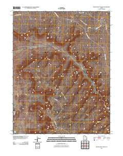 Harts Point North Utah Historical topographic map, 1:24000 scale, 7.5 X 7.5 Minute, Year 2011