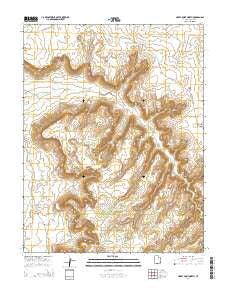 Harts Point North Utah Current topographic map, 1:24000 scale, 7.5 X 7.5 Minute, Year 2014