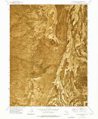 Hastings Pass SE Utah Historical topographic map, 1:24000 scale, 7.5 X 7.5 Minute, Year 1973