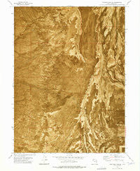 Hastings Pass SE Utah Historical topographic map, 1:24000 scale, 7.5 X 7.5 Minute, Year 1973