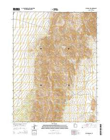 Hastings Pass Utah Current topographic map, 1:24000 scale, 7.5 X 7.5 Minute, Year 2014